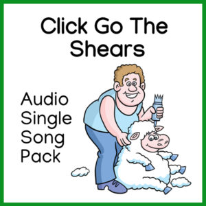 click go the shears audio single song pack Miss Mon’s Music children’s songs download sheet music mp3 download lyrics colouring sheet poster colouring sheet classroom music children’s music Kindergarten Pre School education preschool backing tracks accompaniment instrumental traditional songs educational music click go the shears lyrics click go the shears song click go the shears sheet music