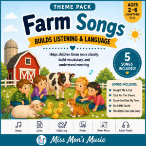 Farm Songs Theme Pack No 1 8 Farm Theme Pack No 3 Cover
