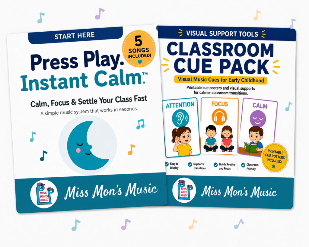 Discover The Real Reason Children Don't "Listen" Straight Away 2 Press Play Instant Calm & Classroom Cue Pack