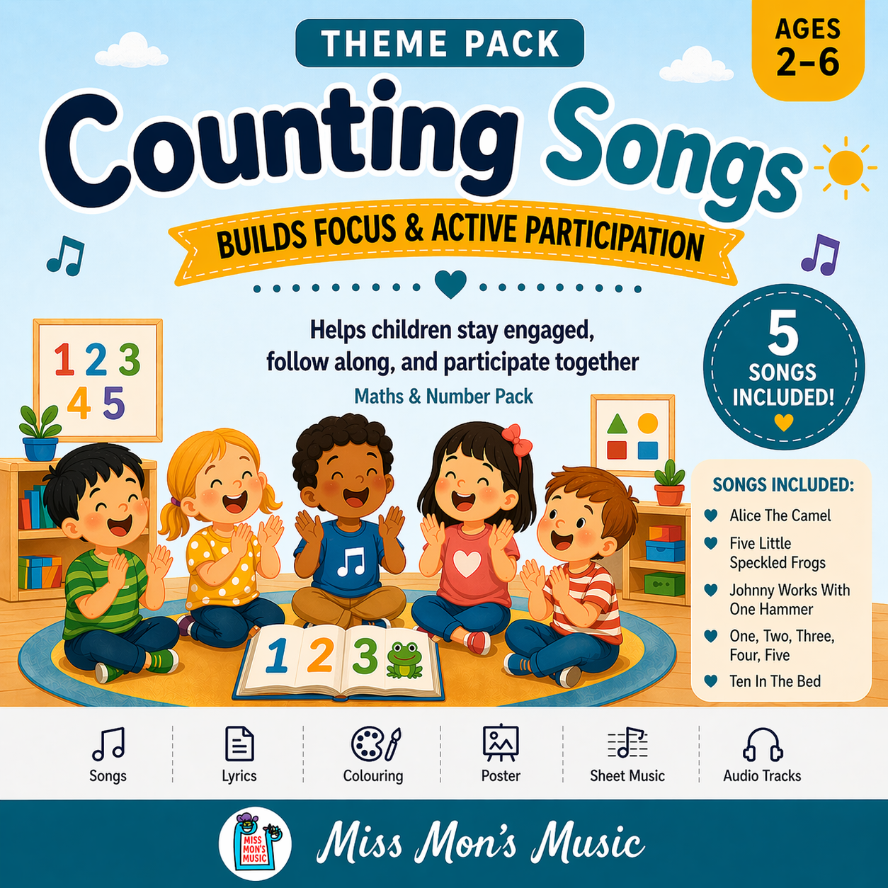 Counting Songs 1 Cover